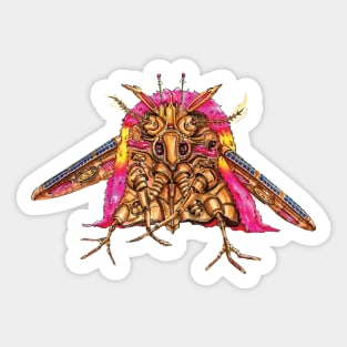 Mechanical Maple Moth Sticker